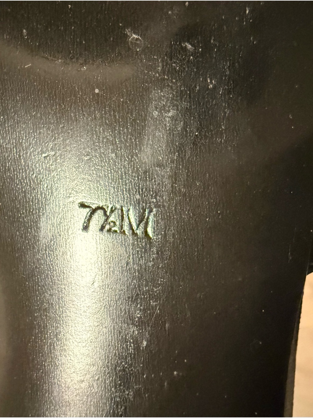 Nine West Black T-Strap Satin Heels - Picture 8 of 9